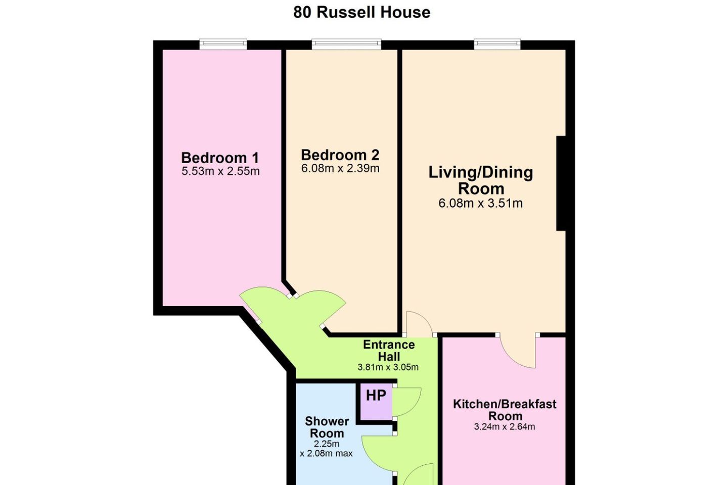 Apt 80, Apt 80, Russell House, Mountjoy Square, Dublin 1, D01R205 8